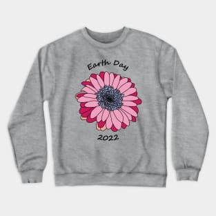 Earth Day 2022 Gerbera Daisy Crewneck Sweatshirt